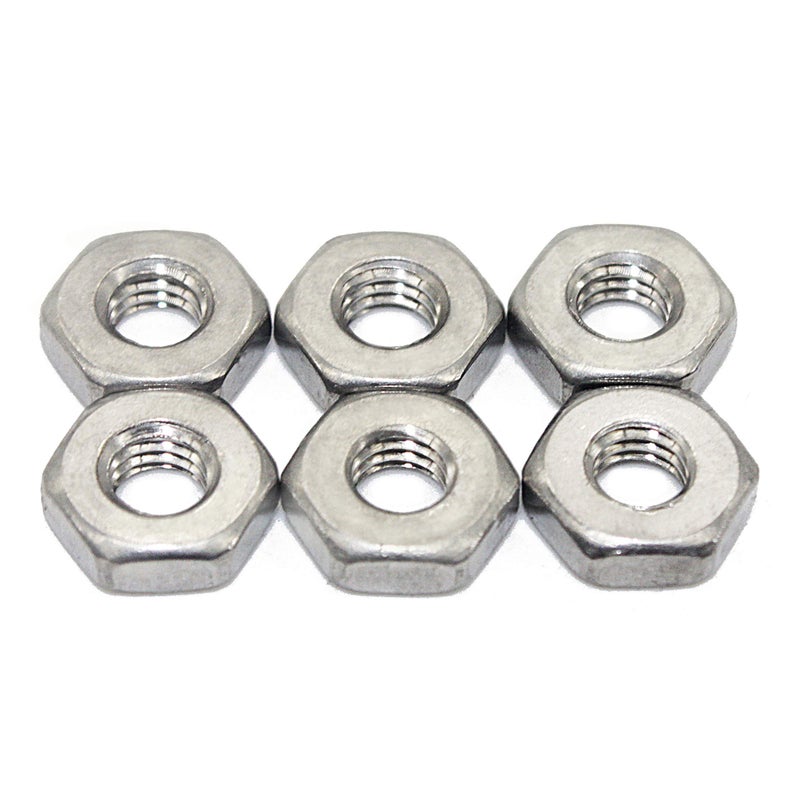 Fullerkreg 8-32 Hex Nut, Coarse Thread Hexagon Nut,18-8 Stainless Steel Hex Nut, Silver Tone,ï¼ˆ100 Pcsï¼‰ - Image 3